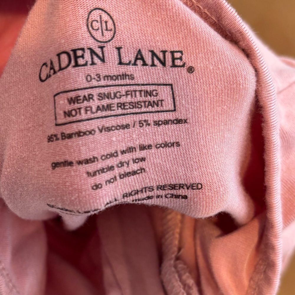 Caden Lane Ruffle Onesie - Picture 3 of 3